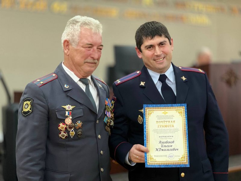 В Прохладненском районе прошло торжественное собрание в честь Дня сотрудника органов внутренних дел